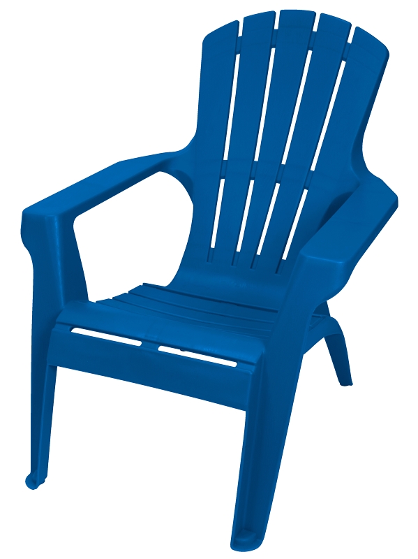 Gracious Living Adirondack II Chair, Classic Blue - Patio Chairs