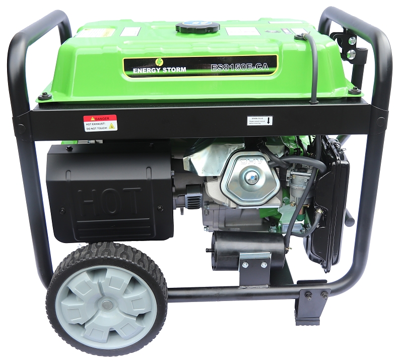 Lifan Energy Storm Series 8150E-CA Portable Generator, 30 A, 120/240 V, 7500 W Output, Gasoline, 8.5 gal Tank