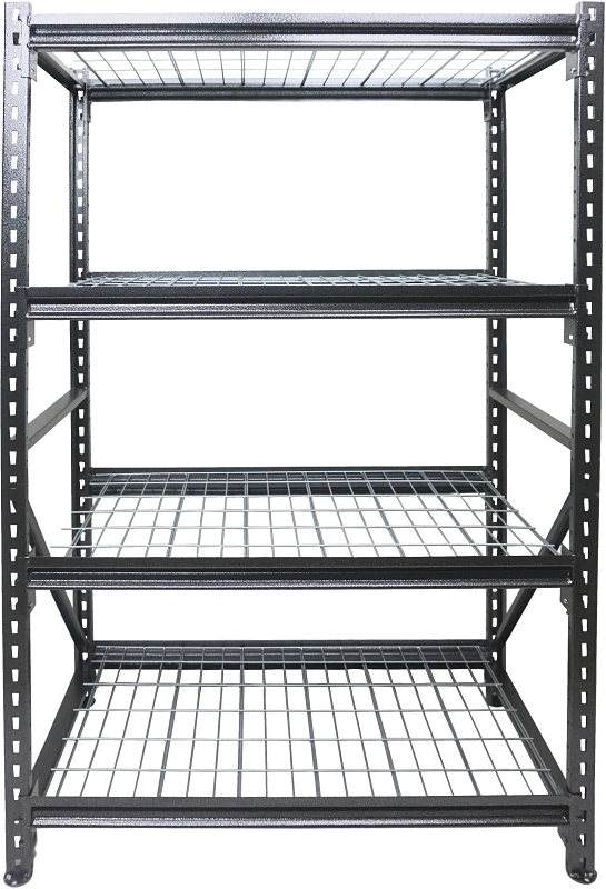 Prosource Rck48x24x72gry Shelving Unit 5000 Lb Capacity 4 Shelf 48 In Oaw 24 In Oad 72 In 1601