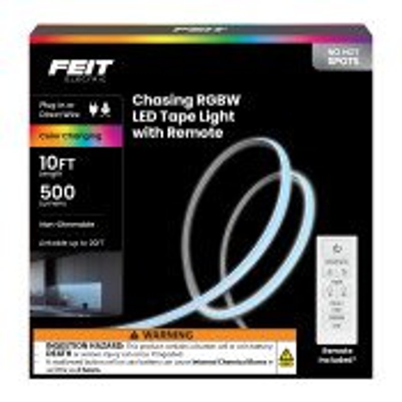 TAPE CHASING STRIP LT RGB 10FT