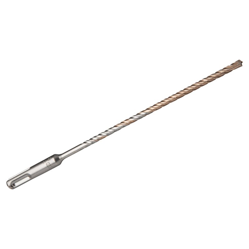 DEWALT DW5404B25 2-Cutter Drill Bit, 3/16 in Dia, 8-1/2 in OAL, Spiral Flute, 4-Flute, 25/64 in Dia Shank