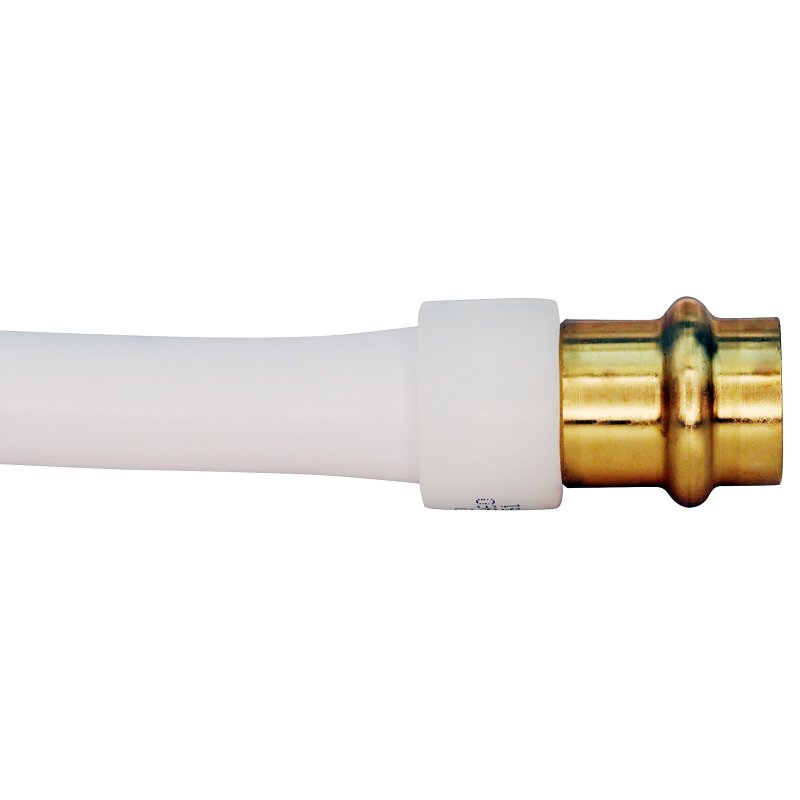 Apollo EPXPR1212 Adapter, 1/2 in, PEX A Barb x Press Fit, Brass, 200 psi Pressure