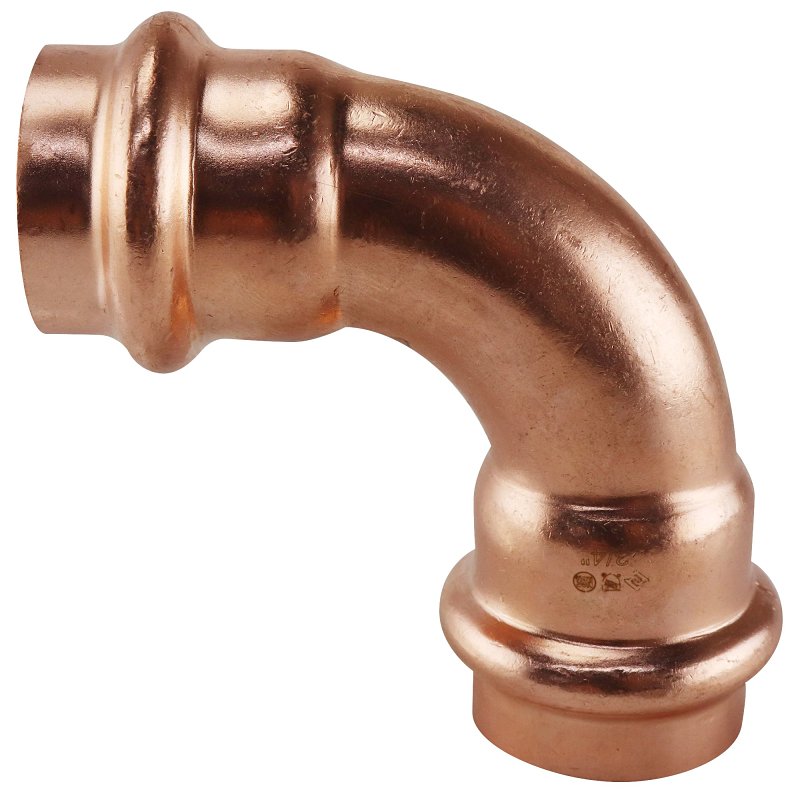 Apollo XPRE34 Elbow, 3/4 in, Press Fit, 90 deg Angle, Copper, 300 psi Pressure