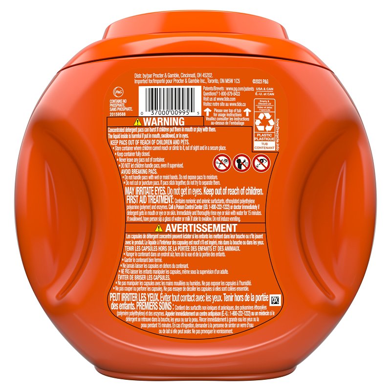 Tide Pods Series 995 Laundry Detergent, 42, Liquid, Original
