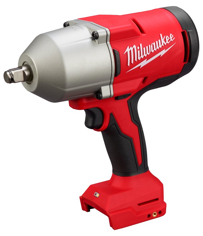 Milwaukee 2666-20 Impact Wrench with Friction Ring, Tool Only, 18 V, 4 Ah, 1/2 in Drive, Square Drive, 2000 ipm