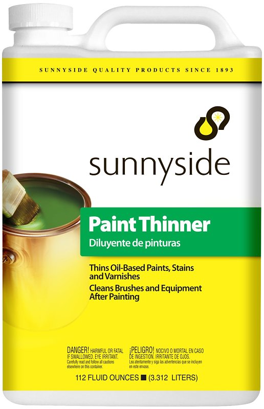 Sunnyside 30588 Paint Thinner, Liquid, Petroleum, Solvent, Clear, 112 oz, Can