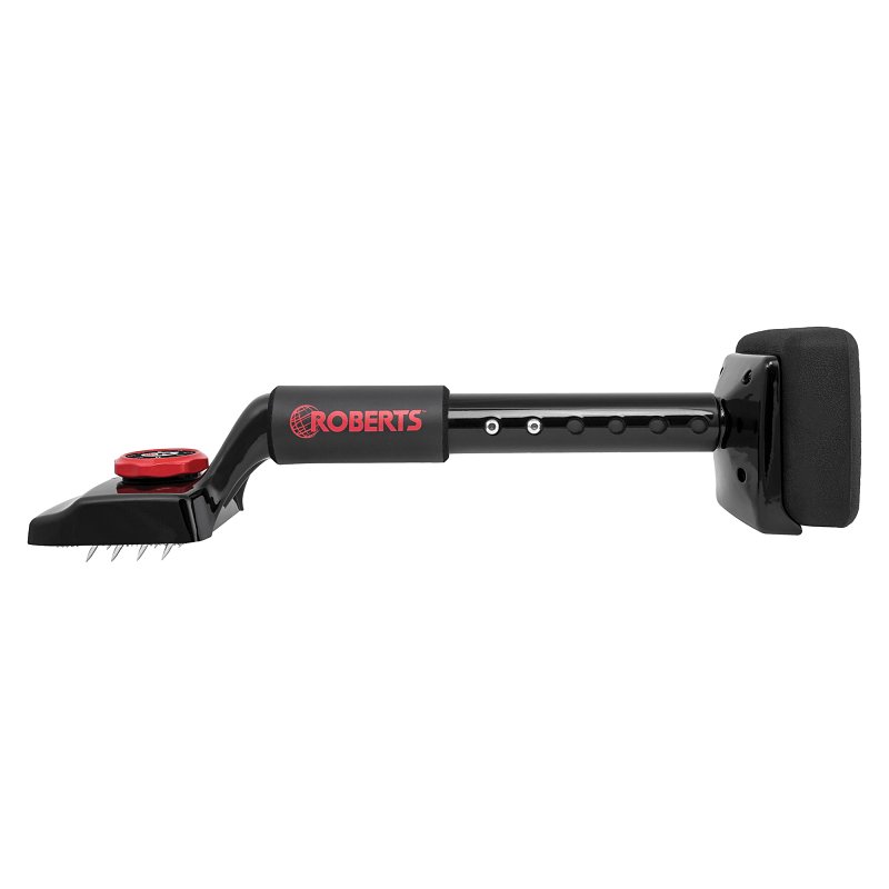 Roberts 10-410 Adjustable Knee Kicker, Aluminum, Black