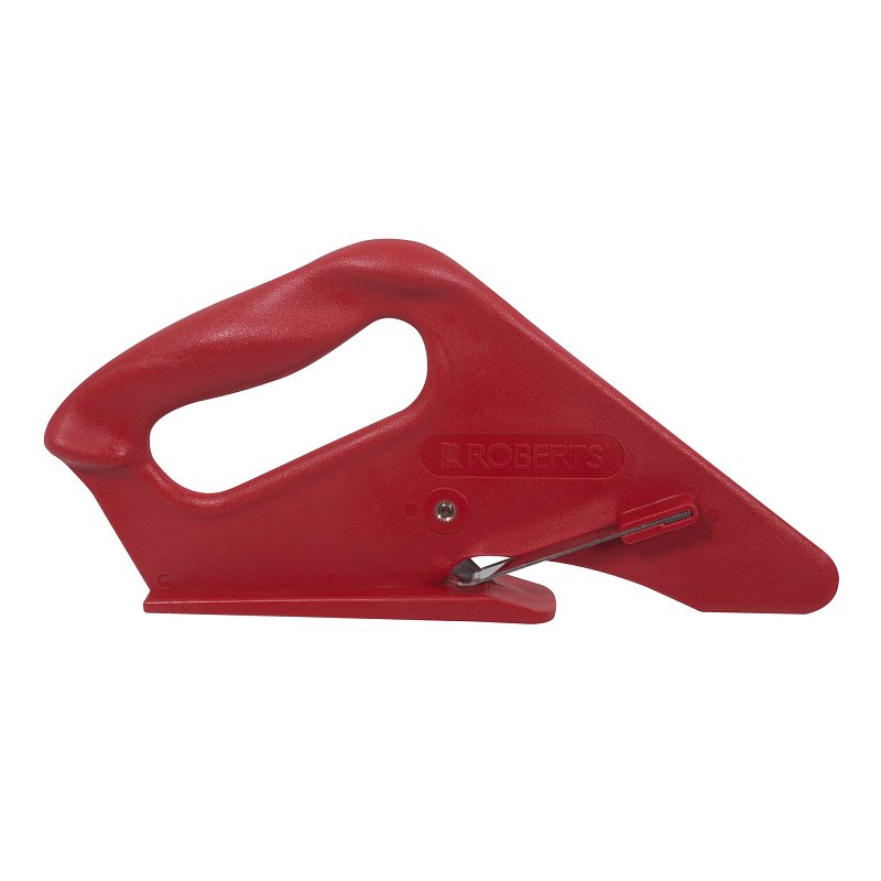 Roberts 10-154-3 Universal Seam Cutter, Slotted Blade, Steel Blade, Red Handle