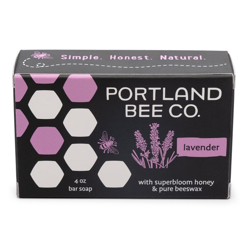 Portland Bee Balm 136 Soap, Bar, Lavender, 4 oz