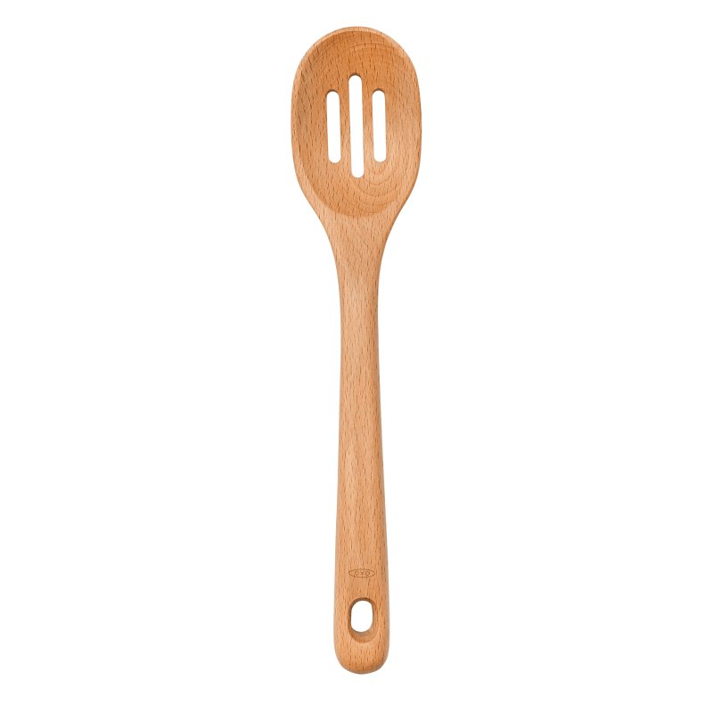 Good Grips 1058021 Large Spoon, 14 in OAL, Beech Wood