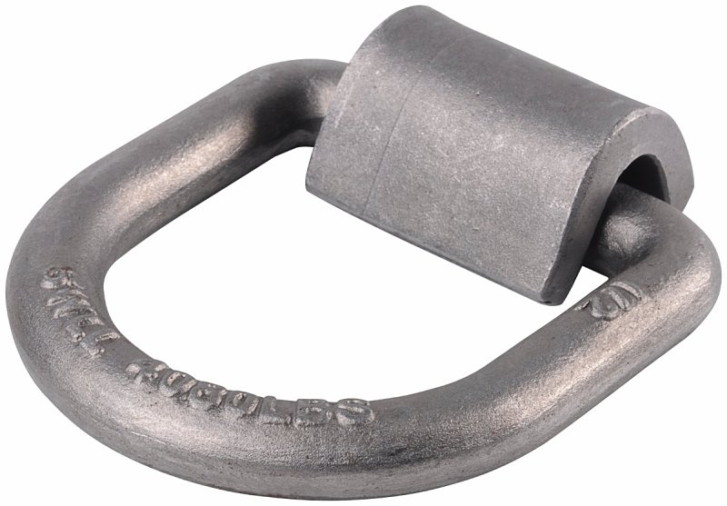 Keeper 89317-8C Surface Mount D-Ring Anchor, Heavy-Duty, unplaited, weldable steel