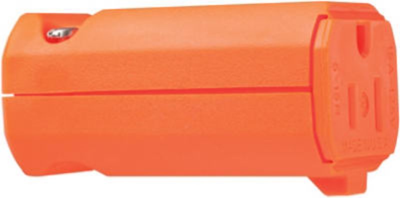 Legrand PS5969OCC20 Electrical Connector, 15 A, 125 V, NEMA: NEMA 5-15R, Orange