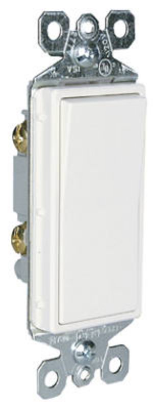 Legrand radiant TM870WSLCC10 Paddle Switch with Locator Light, 15 A, 120/277 VAC, White