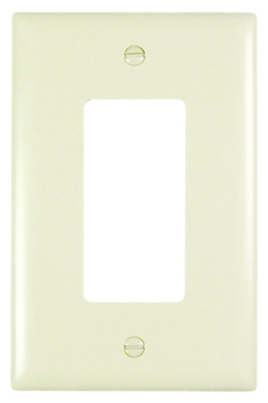 Legrand TradeMaster TPJ26LA Wallplate, 5.06 in L, 3.31 in W, 1 -Gang, Nylon, Light Almond