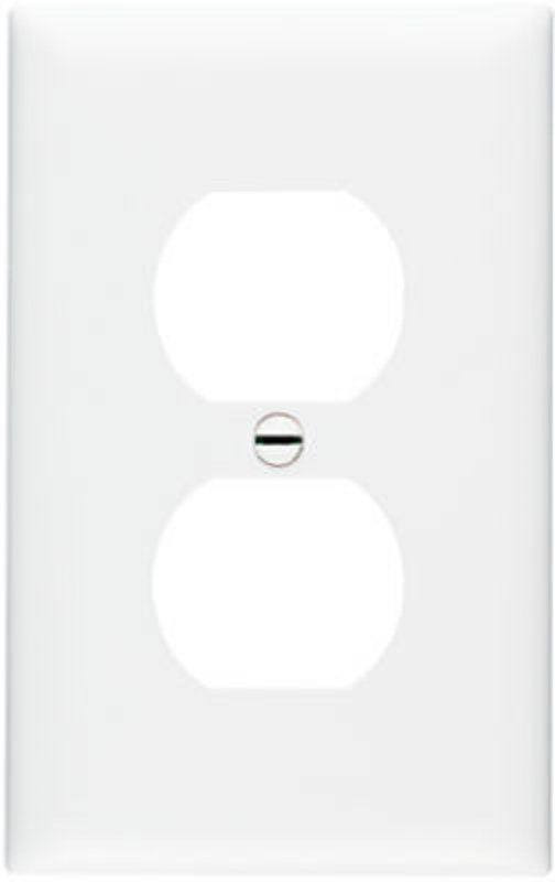 Legrand TradeMaster TPJ TPJ8WCC70 Wallplate, 4.9 in L, Jumbo, 1 -Gang, Nylon, White