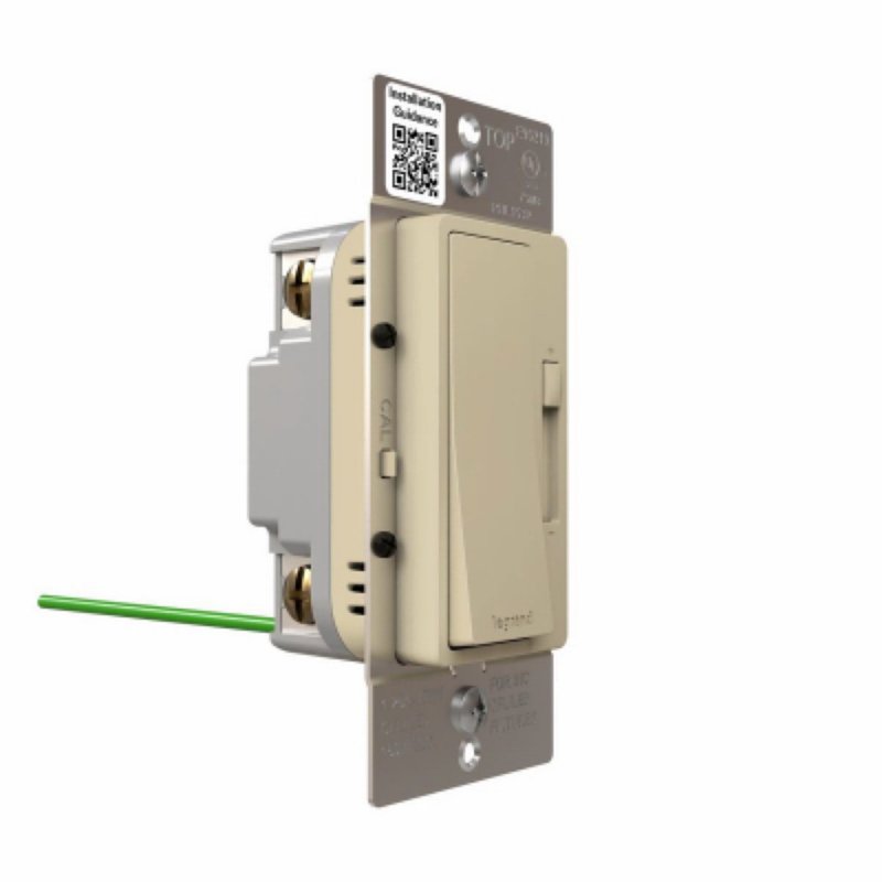 Legrand radiant Series RHL153PI Advanced Dimmer, 1.25 A, 120 V, 150 W, CFL, Incandescent, LED Lamp, 3-Way, Ivory