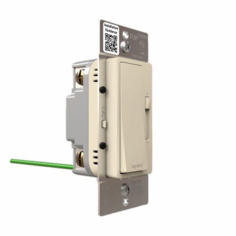 Legrand radiant Series RHL153PLA Advanced Dimmer, 1.25 A, 120 V, 150 W, CFL, Incandescent, LED Lamp, 3-Way