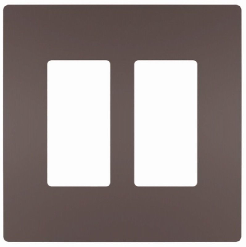 SCRWLES WALL PLATE 2G 2DECO DB