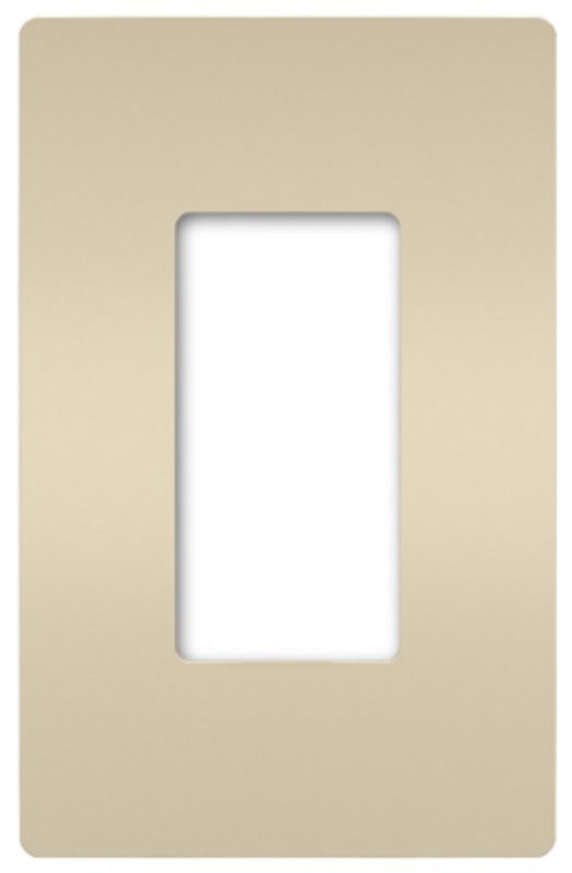 Legrand radiant RWP26LACC6 Switch Wallplate, 4.94 in L, 3.15 in W, 1 -Gang, Polycarbonate, Light Almond