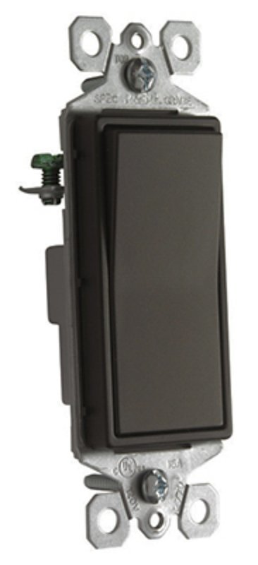 Legrand radiant TM870DBCC10 Rocker Switch, 15 A, 120/277 VAC, Screw Terminal, Thermoplastic Housing Material
