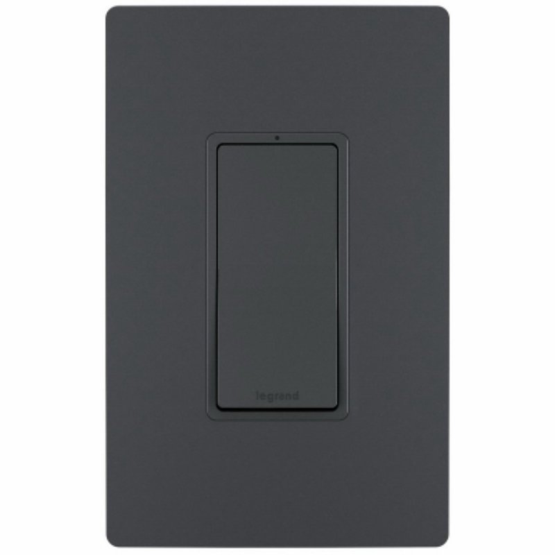 Legrand radiant Series TM873GCC10 Rocker Switch, 15 A, 120/277 V, Push Wire, Side Wire Terminal