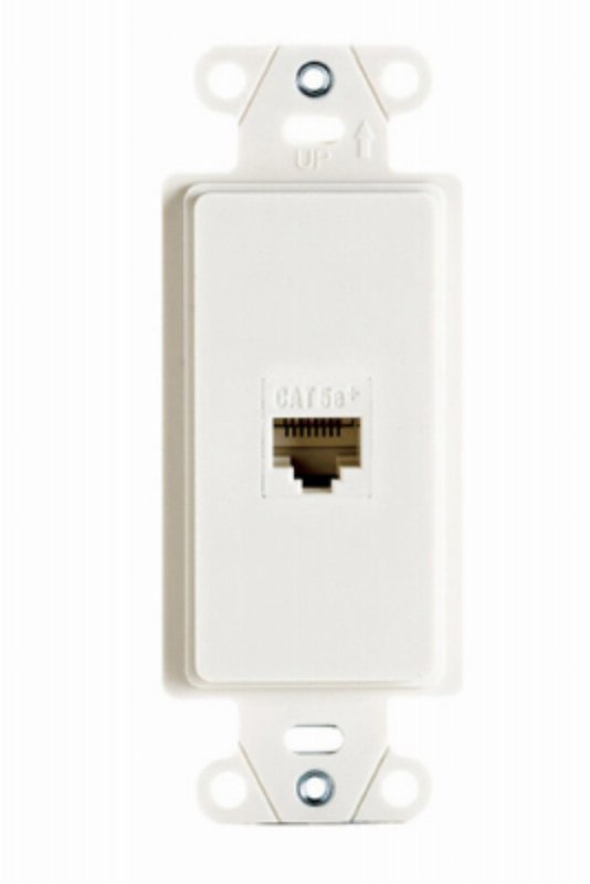 On-Q WP3210WHV1 Strap, 4.19 in L, 1.65 in W, 1 -Port, Plastic, White