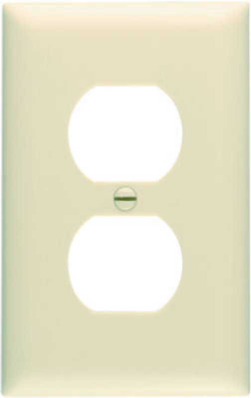 Pass & Seymour TradeMaster TP Series TP8ICC100 Receptacle Wallplate, 4.687 in L, Standard, 1 -Gang, Nylon