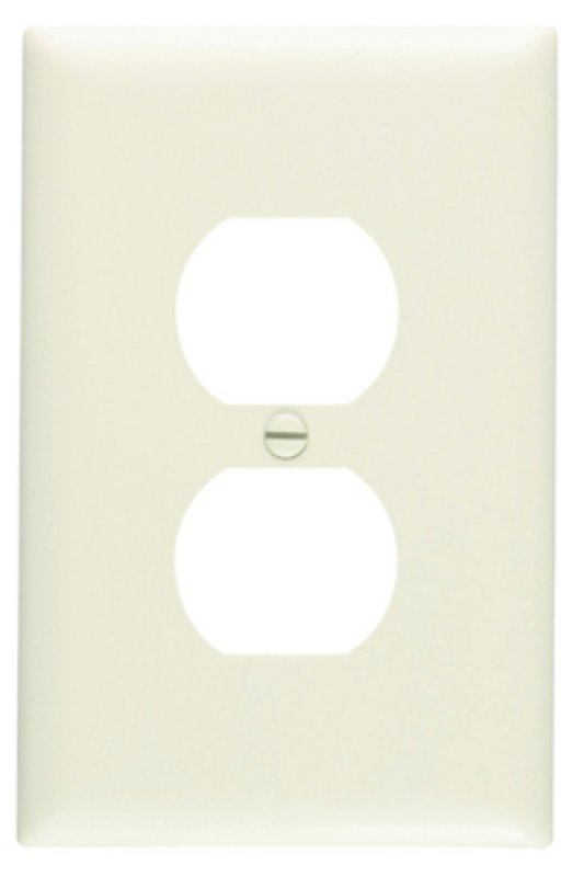 Legrand TradeMaster TPJ8LACC70 Outlet Wallplate, 3-5/16 in L, 5.062 in W, Jumbo, 1 -Gang, Nylon
