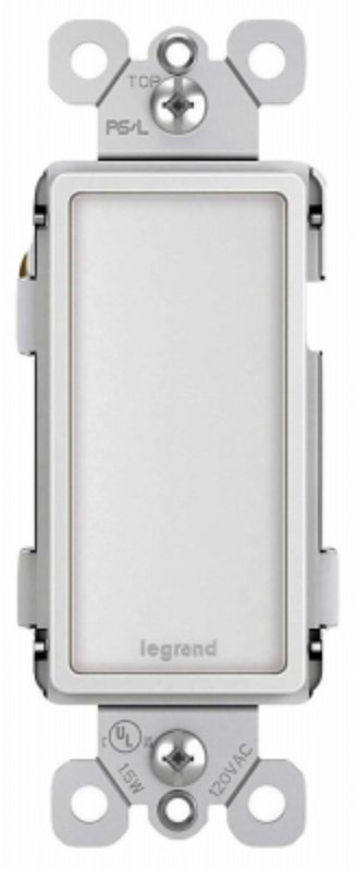 Legrand Radiant Series NTLFULLWCC6 Night Light, 15 A, 120/125 V, LED Lamp, Thermoplastic Fixture, White