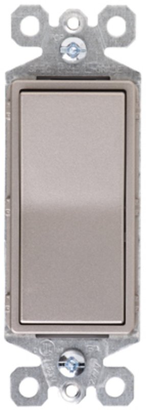 Legrand radiant Series TM870NICC10 Paddle Switch, 15 A, 120/277 VAC, Push Wire, Side Wire Terminal