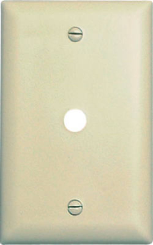 Legrand TradeMaster TP Series TP11ICC15 Wallplate, 4.7 in L, 1-Gang, Nylon, Ivory