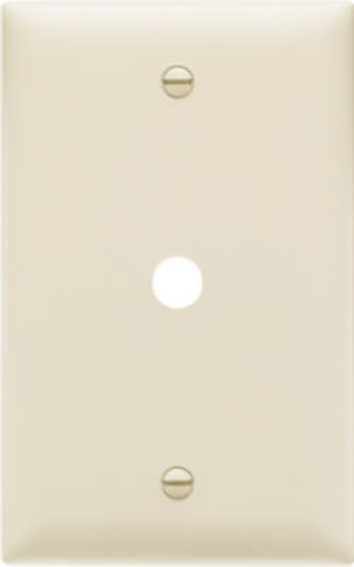 Legrand TradeMaster TP TP11LACC15 Wallplate, 4.7 in L, 1 -Gang, Nylon, Light Almond