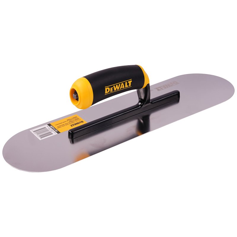 DEWALT DXTT-3-721 Pool Trowel, 16 in L Blade, Stainless Steel Blade, Ergonomic, Soft Grip Handle, Plastic Handle