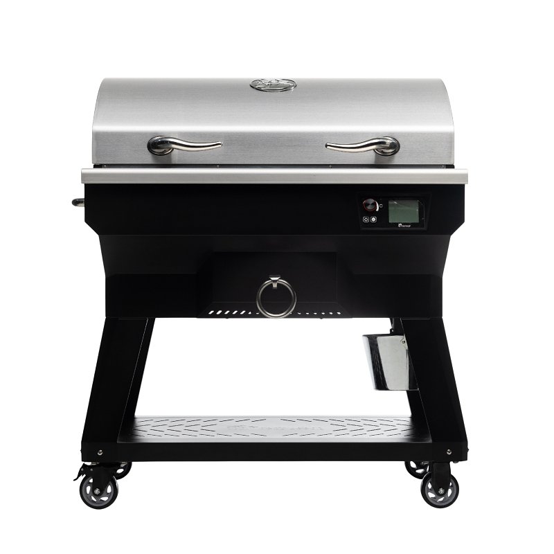 Recteq SmokeStone Series RT-600SMKSTN Wi-Fi Pellet Griddle, 600 sq-in Primary Cooking Surface, Side Shelf Included: No