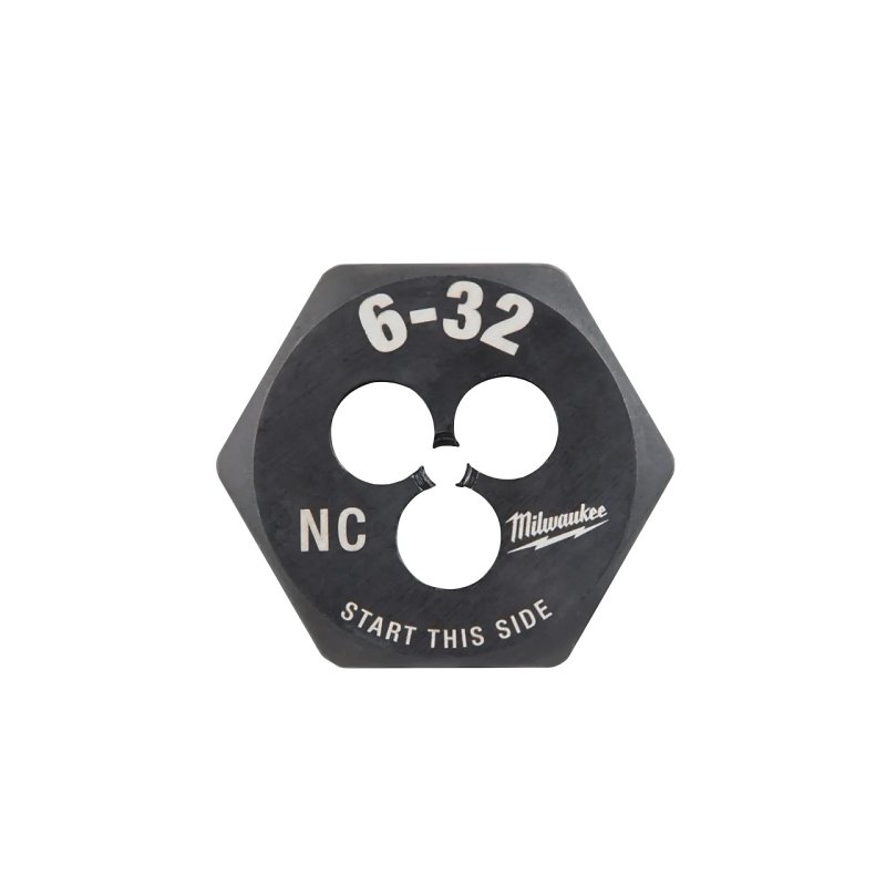 Milwaukee 49-57-5315 Threading Die, #6-32 Thread, NC Thread, HCS