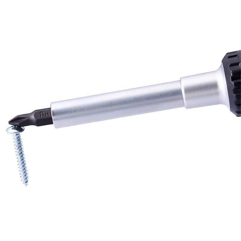 Spec Ops SPEC-SRM-1 12-in-1 Ratcheting Screwdriver, Polypropylene/TPR Handle, Magnetic