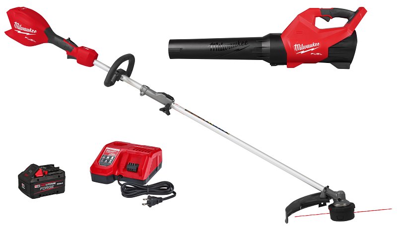 Milwaukee M18 FUEL Series 3031-21 String Trimmer and Blower Combo Kit, Battery Included, 8 Ah, 18 V
