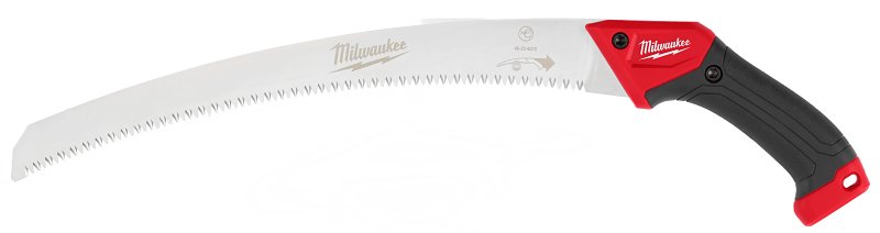 Milwaukee 48-22-9372 Fixed Pruning Saw, 14 in L Blade, Steel Blade, Plastic Handle, Comfort Grip Handle, 14 in OAL
