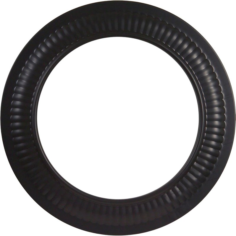 Imperial BM0094 Stove Pipe Collar, 6 in Dia, Steel, Black, Matte