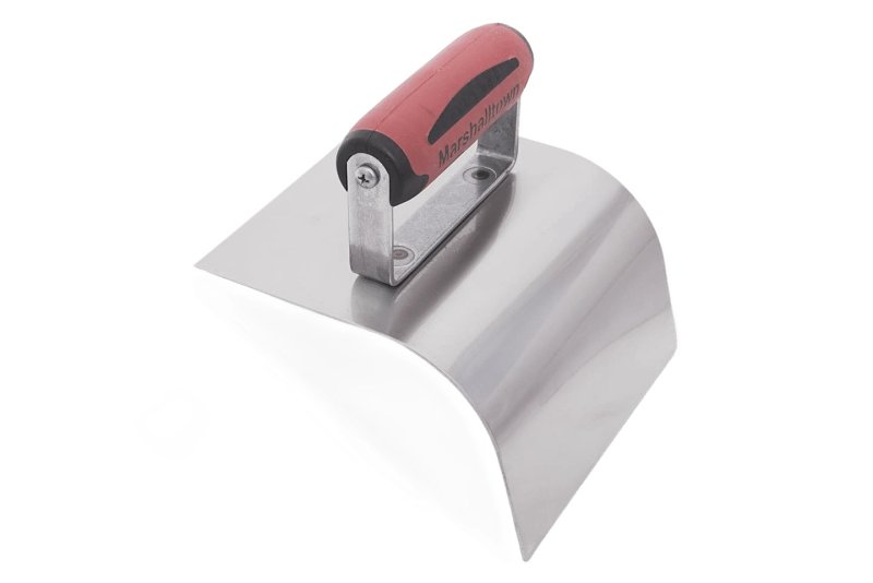 Marshalltown 15143 Curb Hand Tool, 5 in L Blade, 6 in W Blade, Stainless Steel Blade, 104 deg Lip Radius