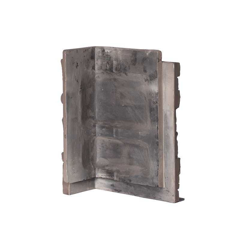 DuraKwik Stone 310SNC Siding Corner, 13 in L, 10 in W, 4 in Thick, Interlocking Edge, Stacked Stone Profile