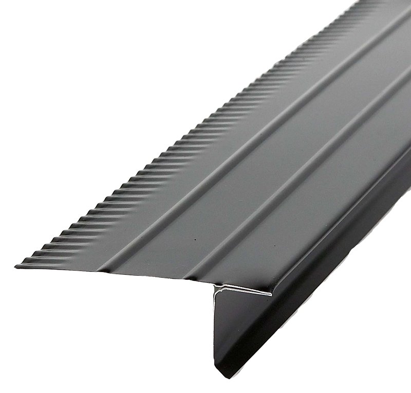 Amerimax 5509935120 Stand Eave Drip Edge, 4-1/2 in L, Aluminum, Black