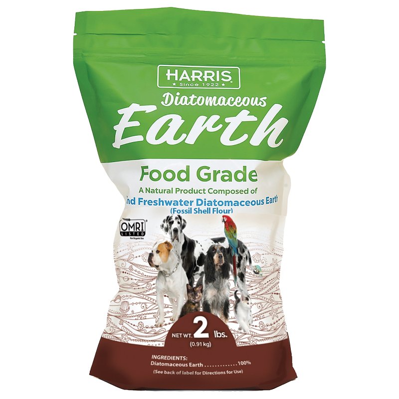 Harris FGPET-2 Diatomaceous Earth, Powder, 2 lb