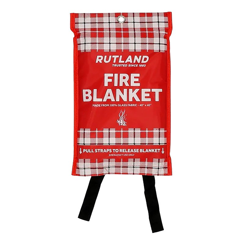 Rutland 10911 Fire Blanket, 40 in L, 40 in W, Fiberglass