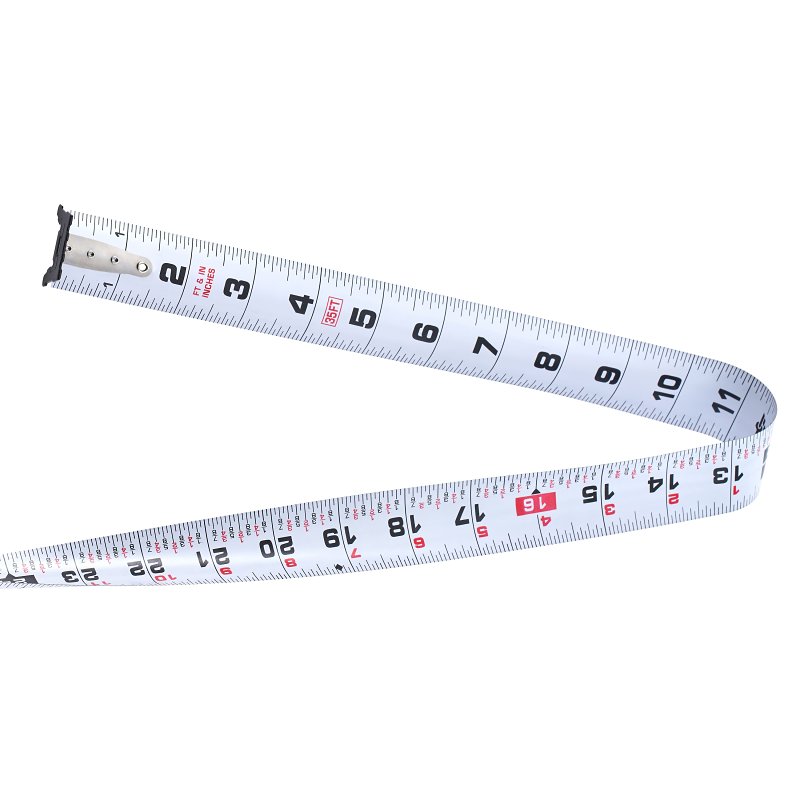 Spec Ops Elite Series SPEC-PTM35-F Fractional Tape Measure, 35 ft L Blade, 1-1/4 in W Blade, Steel Blade, ABS Case