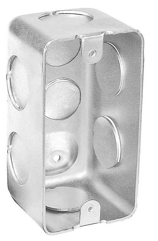 Southwire G19282-3/4-UPC Utility Handy Box, Steel, Silver