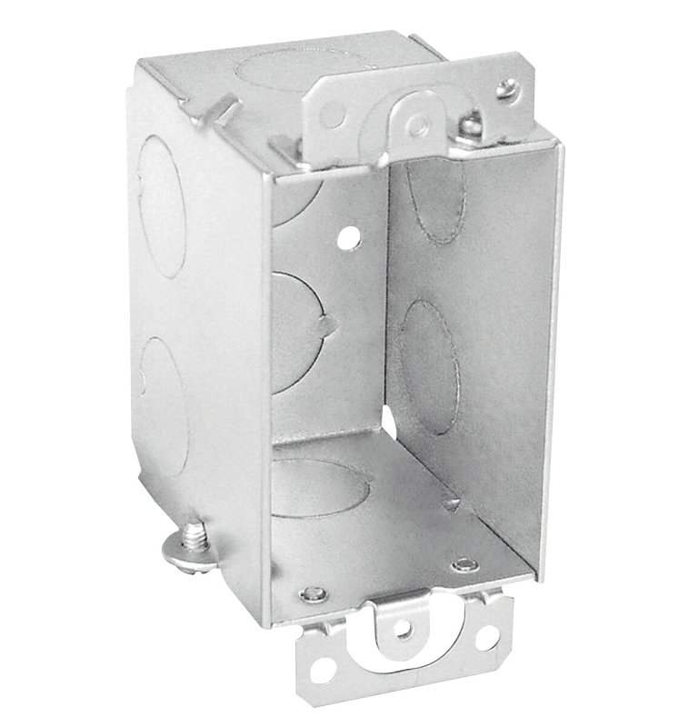 Southwire G601-BR-UPC Welded Wall Box, 1-Gang, Steel