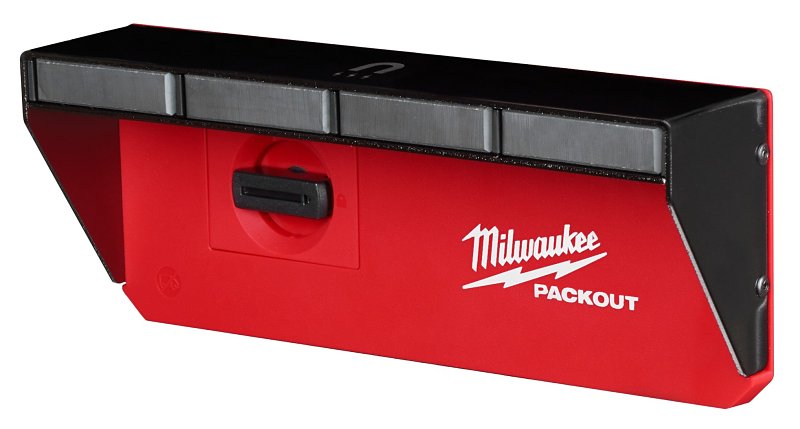 Milwaukee PACKOUT 48-22-8346 Magnetic Rack, 9-1/2 in W, 3-1/2 in H, 4 in L