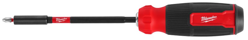 Milwaukee 48-22-2915 14-in-1 Magnetic Screwdriver with SHOCKWAVE Impact-Duty Bits, 3/16, 1/4 in Drive