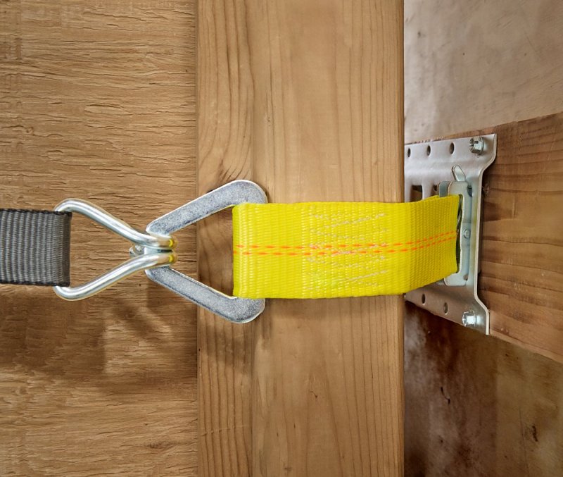 Keeper 47801 E-Track Tie-Off Strap, Yellow